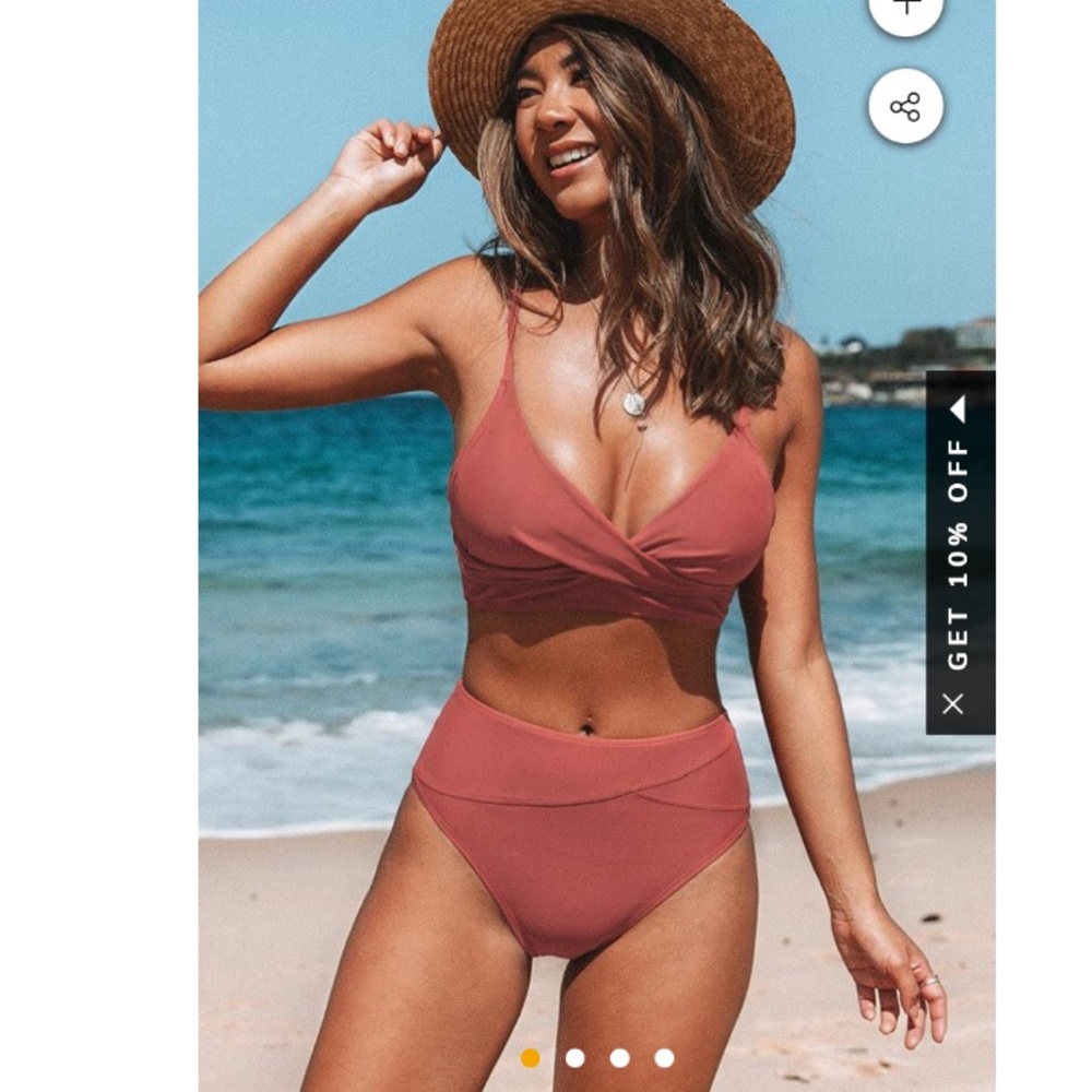 Cupshe Marsala swimsuit